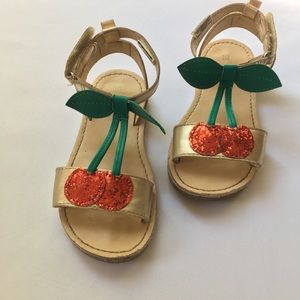Glitter Cherry Sandals